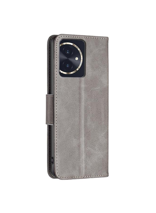 S-TOP Case For Honor 100 Lambskin Texture Pure Color Flip Leather Phone Case - Image 3