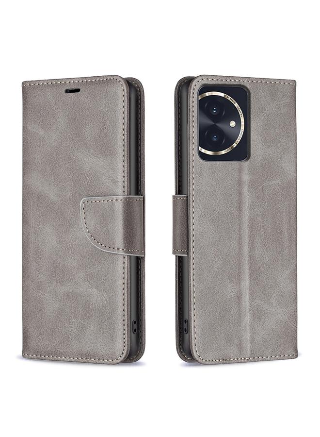 S-TOP Case For Honor 100 Lambskin Texture Pure Color Flip Leather Phone Case - Image 1