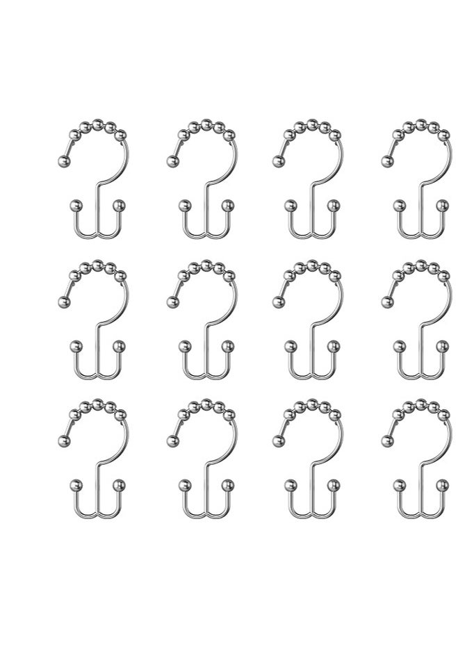 Generic Home & Kitchen› Bathroom› Bathroom Accessories› Shower Curtains, Clips & Liners› Shower Curtain Hanger› Shower Curtain Rings  - Image 1