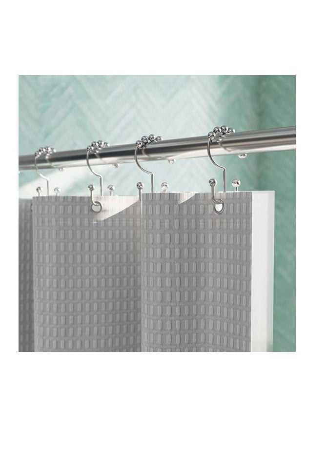 Generic Home & Kitchen› Bathroom› Bathroom Accessories› Shower Curtains, Clips & Liners› Shower Curtain Hanger› Shower Curtain Rings  - Image 4