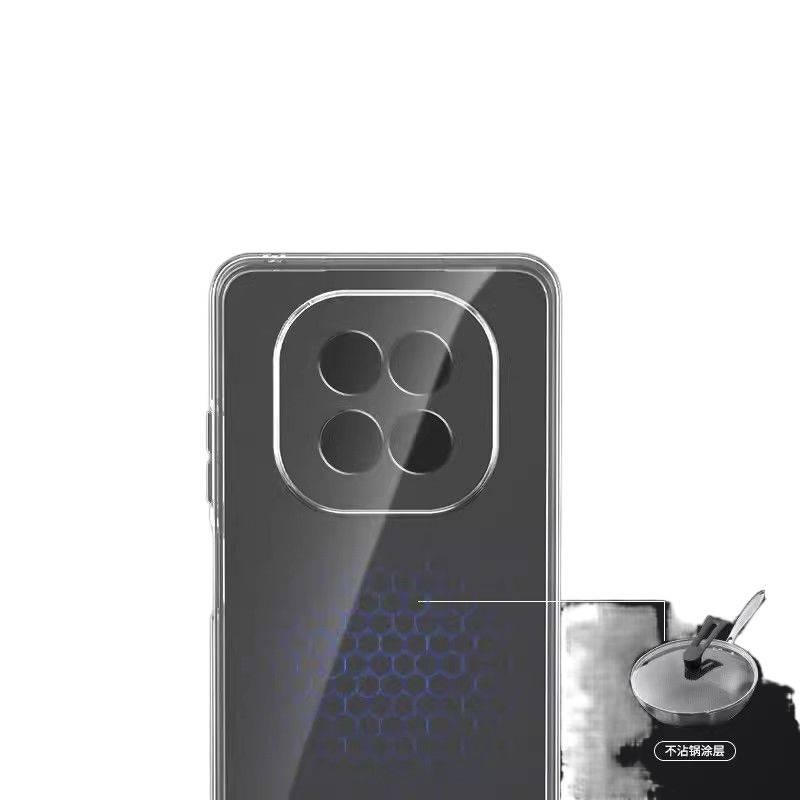 غطاء واقي بTPU لـ Redmi Note 14 مع تغطية كاملة ورفيع جداً مع TPU ناعم باللون شفاف من مادة TPU للطاولة للمكتب المنزلي للاستخدام المنزلي - Image 5
