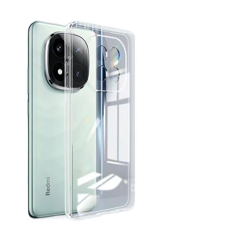 غطاء واقي بTPU لـ Redmi Note 14 مع تغطية كاملة ورفيع جداً مع TPU ناعم باللون شفاف من مادة TPU للطاولة للمكتب المنزلي للاستخدام المنزلي - Image 2