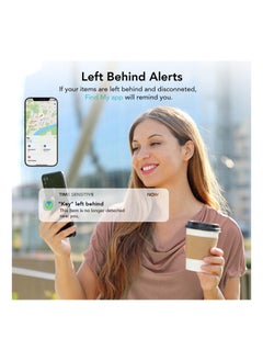 Captaintech Certified Locator Works with Find My(iOS only), IP67 Waterproof Smart Tracker Tag Key Finder Bluetooth Bluetooth Luggage Tracker Bluetooth Tracking Device Baggage Tracker for Bags Keys Wallets  - Image 2