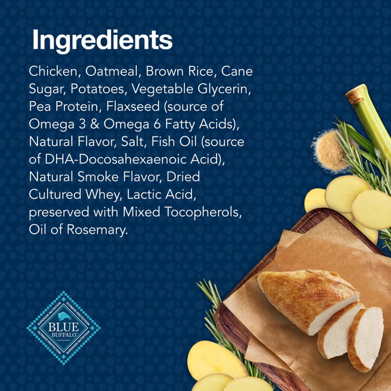 Blue Buffalo Bits Soft Dog Treats for Training, Made With Natural Ingredients & Enhanced with DHA, Chicken Recipe, 4-oz Bag - Image 5