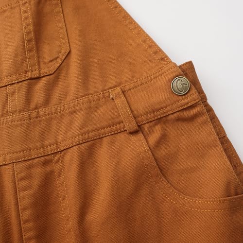 GRANDWISH Boys' Brown Bib Overall Size 8 - Image 2