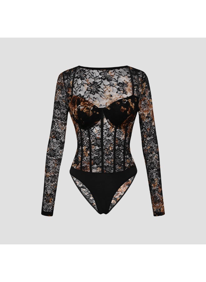 KUYING New Comfortable Skin Friendly Breathable Shaping Waist Cinching Jumpsuit  - Image 1