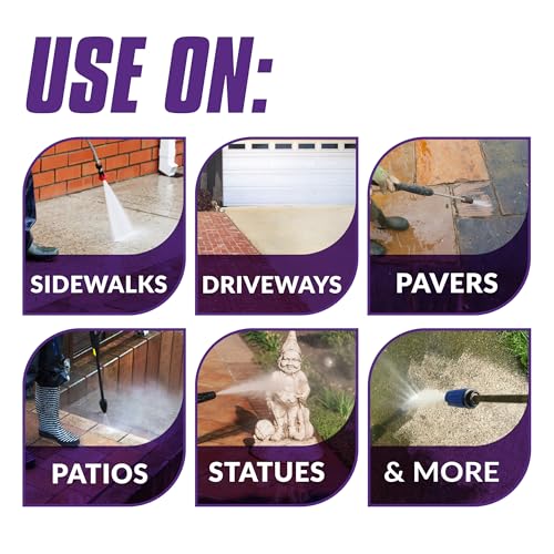 Simple Green Oxy Solve Concrete and Driveway Pressure Washer Cleaner, Purple, Unscented, 128 Fl.Oz - Image 5