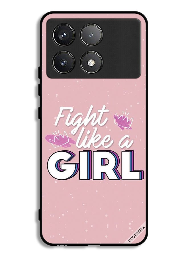 Covernex Xiaomi Redmi K70 Protective Case Cover Fight Like A Girl - Image 1