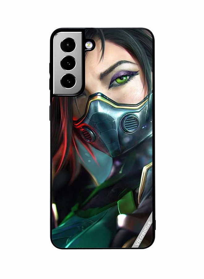 VR CREATIVE Protective Case Cover For Samsung Galaxy S21 FE 5G Vipe Valorant Design Multicolour - Image 1
