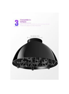yongsheng Hair Blower Diffuser, Universal for Blow Dryers Foldable Folding Hairdryer Cover Styling Hairdressing Tool  - Image 5