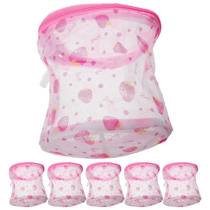 6 Printed Mesh Laundry Bags For Bra Delicates And Travel - Image 2