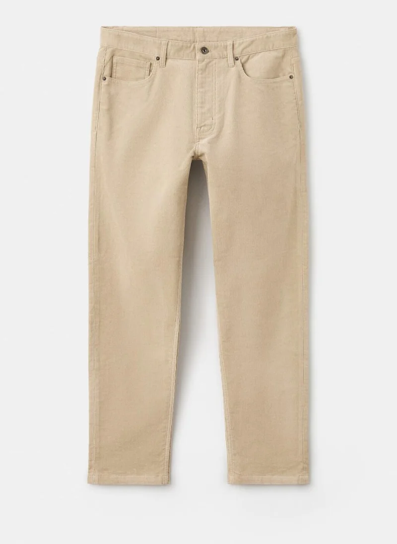 Mango Man  Corduroy regular-fit trousers for Men | Best Price UAE