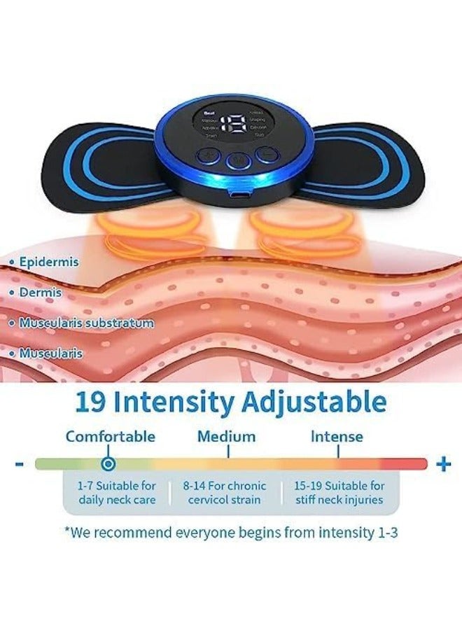 Mini Massager,Full Body rechargeable Massager with LCD Model 8 Modes And 19 Gears - Image 4