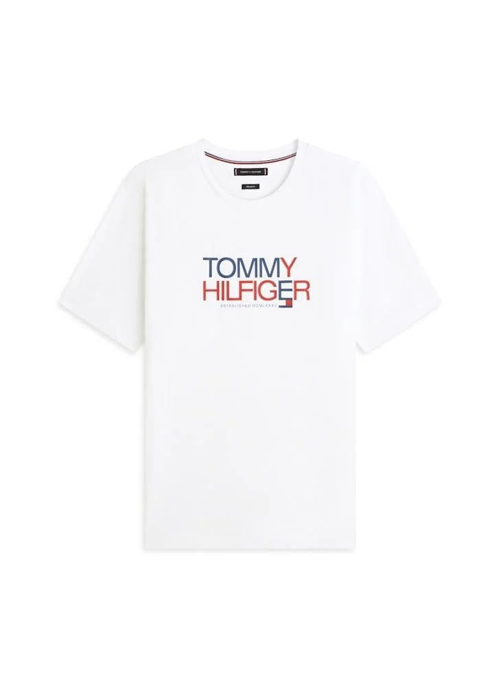 TOMMY HILFIGER  Logo Graphic Crew Neck T-Shirt for Men | Best Price UAE