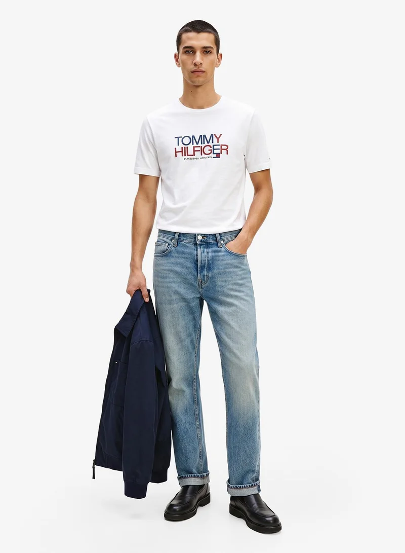 Tommy Hilfiger Logo Graphic Crew Neck T-Shirt