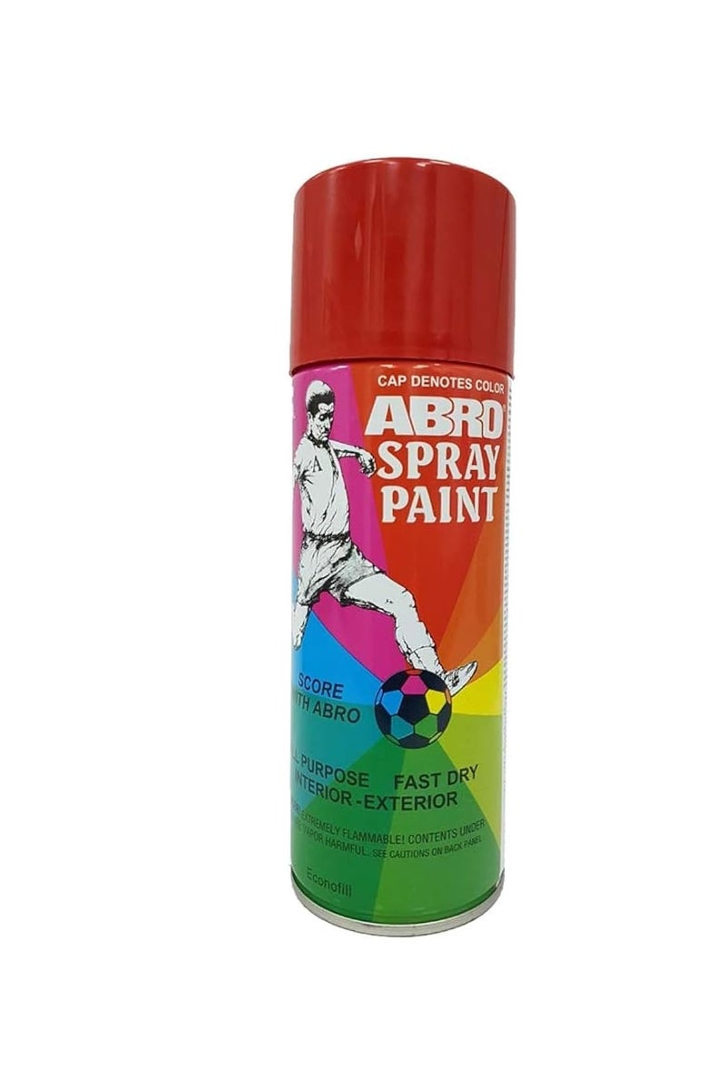 Abro Spray Paint, Fire Red