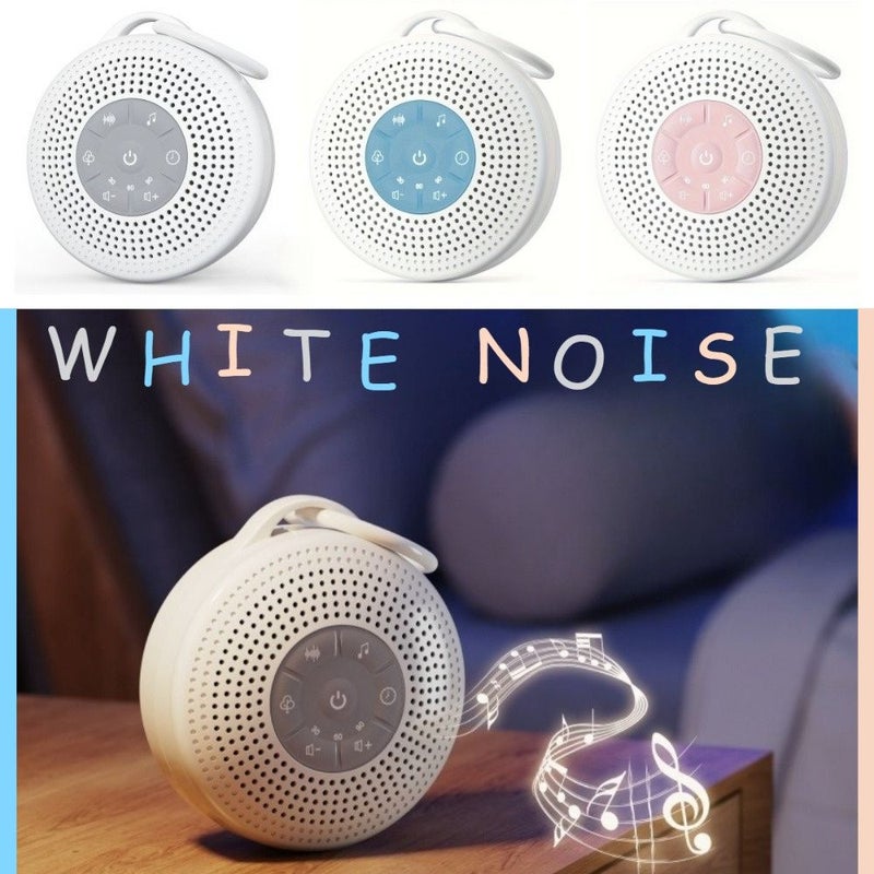 Blue White Noise Machine With 21 Melodies Sleep Aid Timer Lock Rechargeable 2000Mah Battery For Home Travel - Image 2