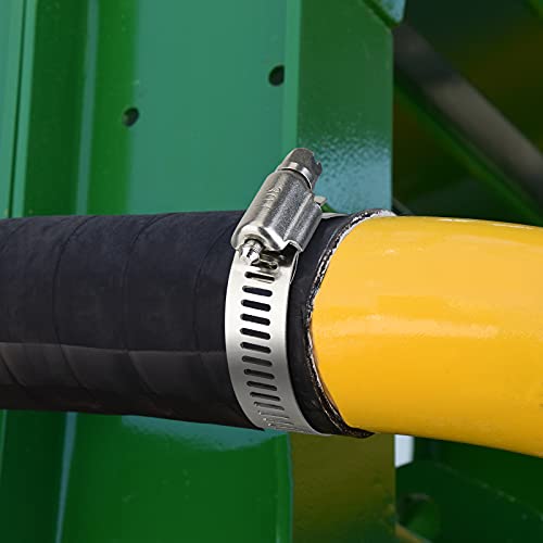 TICONN 20PCS Hose Clamp Set - 1-1/4'' – 1-23/32'' 304 Stainless Steel Worm Gear Hose Clamps for Pipe, Intercooler, Plumbing, Tube and Fuel Line - Image 5