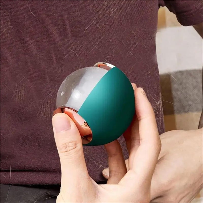 Reusable Lint Roller Ball for Pet Hair Removal - Portable Sticky Cleaner for Clothes and Laundry(Green) - Image 3