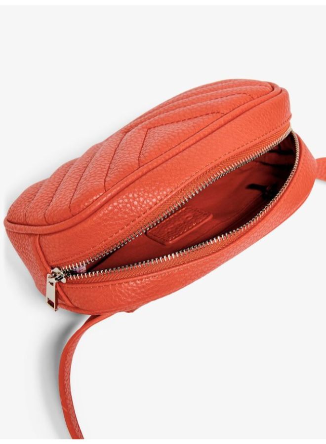 ONLY Leather Look Bumbag Red - Image 3