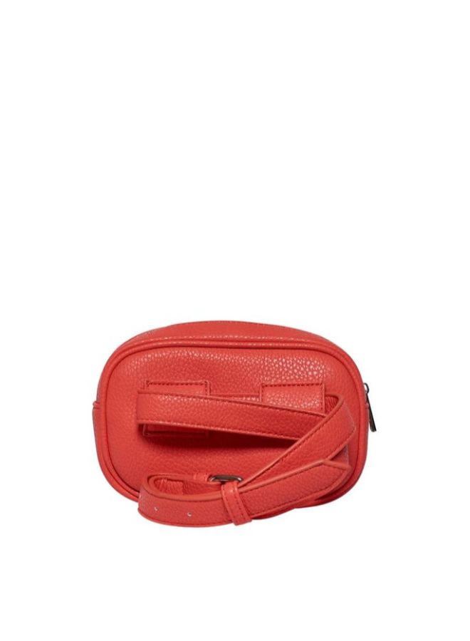 ONLY Leather Look Bumbag Red - Image 2