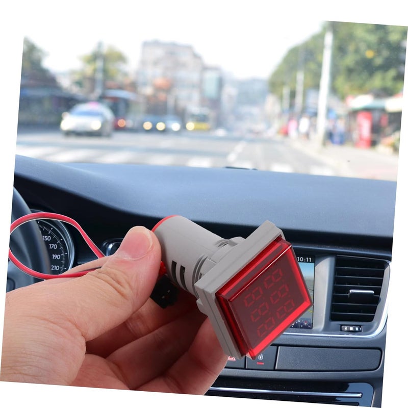 مقياس متعدد رقمي بشاشة عرض LED لقياس الفولت والأوم مع شاشة قراءة سهلة - Image 4