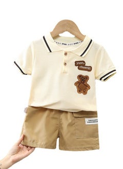 Boys Summer Outfits Short Sleeve T-Shirt & Shorts Sets, Playwear Clothes 2 Piece,Cute Cartoon Baby Boy Outfit Set Infant Toddler Tee Shirt Pants