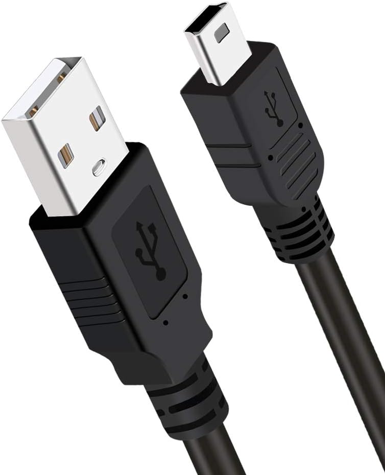 SCOVEE Rack friendly PS3 Charger Cable,10ft PS3 Controller Charging Cord,Mini USB Cable for Playstation 3 Controller,DualShock 3 SIXAXIS,PS3 Slim Data Mini-B Charger Wire PS 3 Move,TI84 Plus CE,PS3 Charging Cables Home & professional compatible - Image 1
