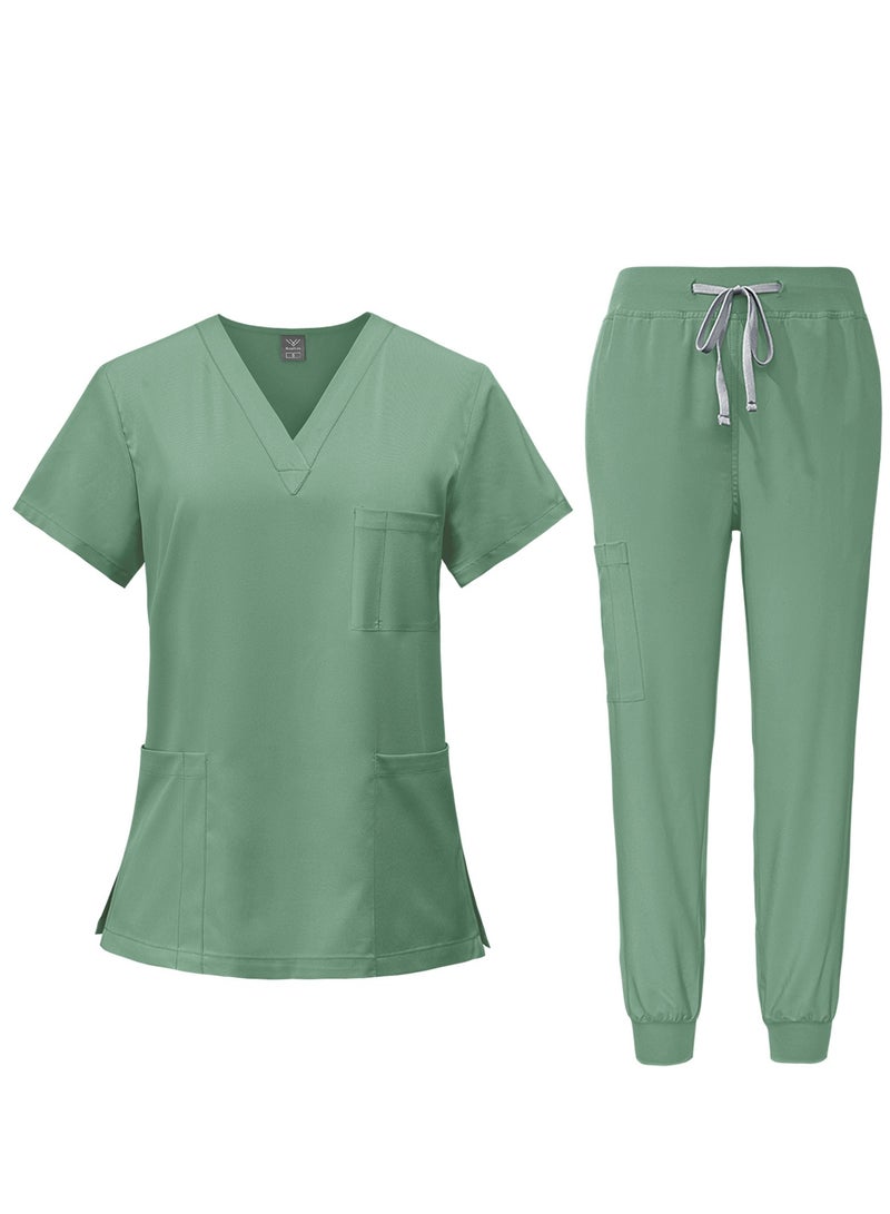 New elastic quick drying medical work clothes for dental doctors and nurses - Image 1