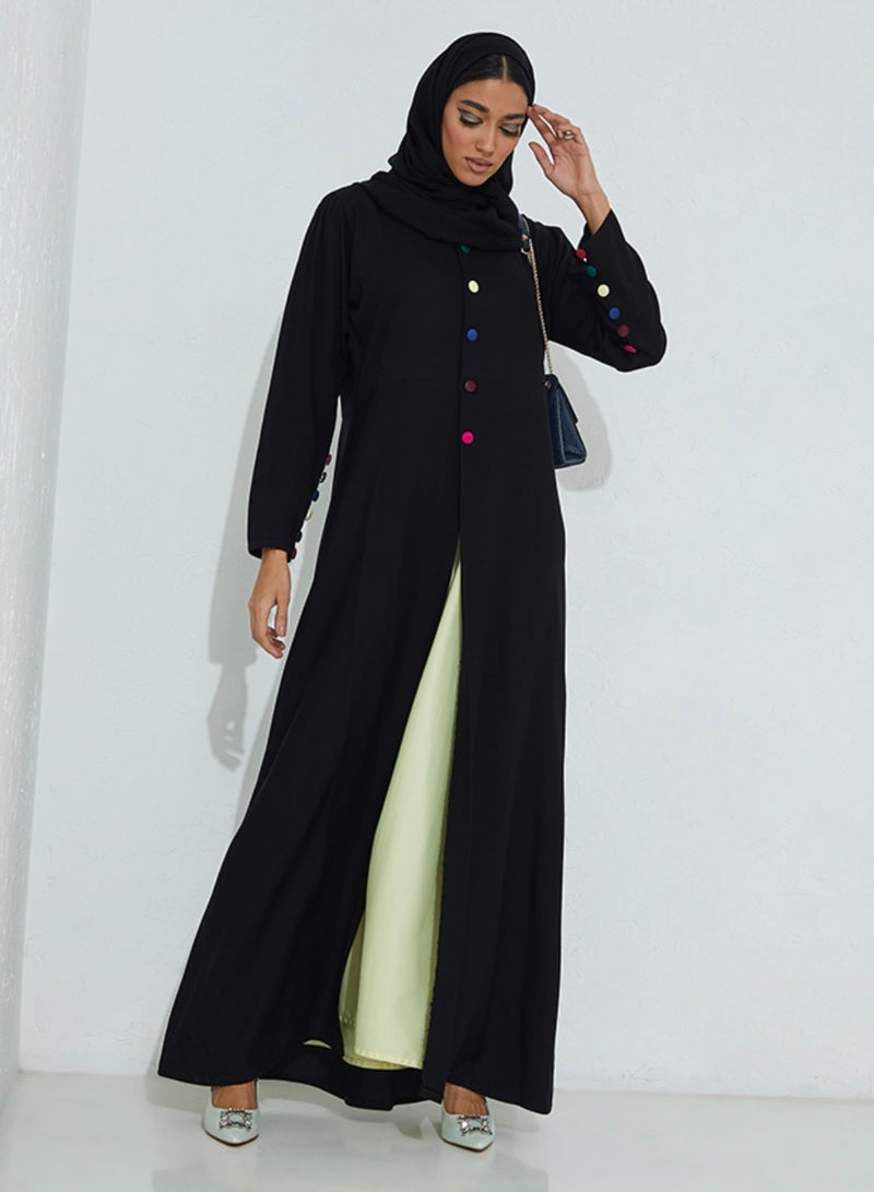Rosette Abaya Color Button  - Image 1