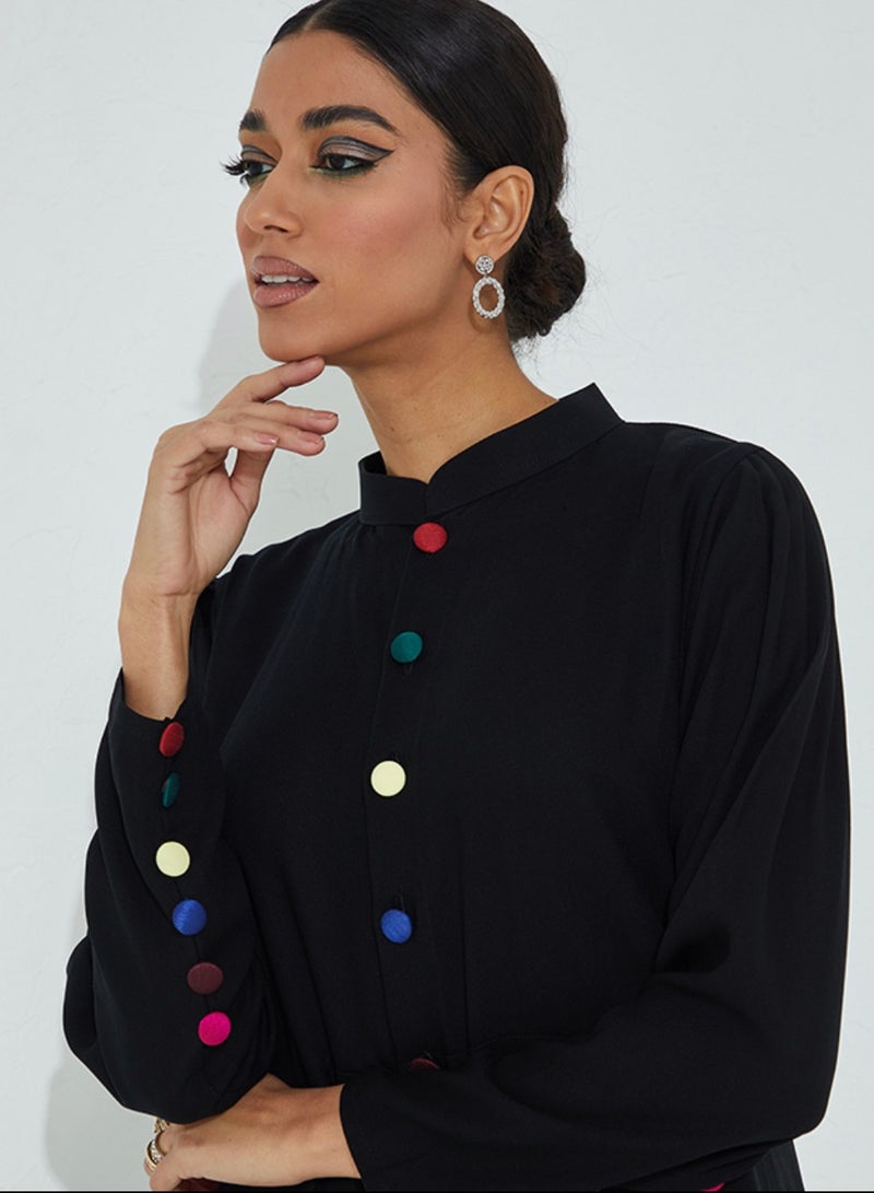 Rosette Abaya Color Button  - Image 2