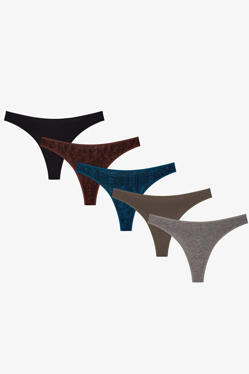 بنتي PENTI Snake Snake Pattern Thong