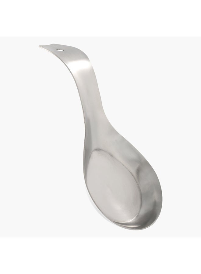 مسند معالق من الستانلس ستيل، حامل ادوات للملعقة المسطحة والمغرفة بلمسة نهائية مصقولة وسطح الطاولة شديد التحمل امن للاستخدام في غسالة الصحون - Image 1