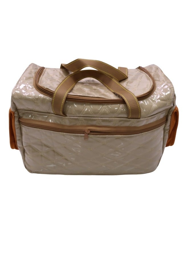 SMART HOME Waterproof Inner and Outer Layer Camping Travel Picnic Bag with Zipper Medium Size 35*30*30cm Thai Cloth  - Image 1
