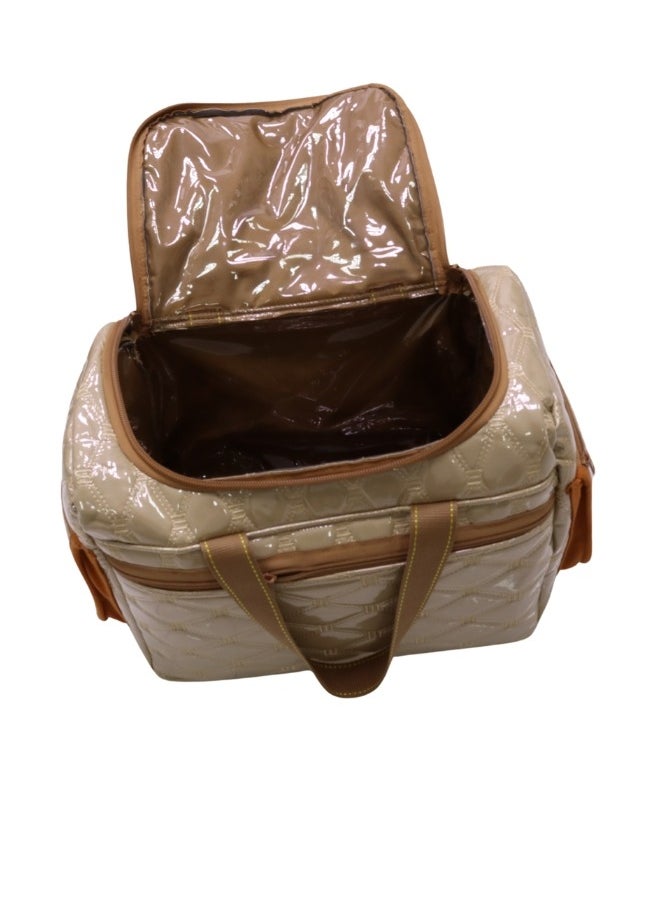 SMART HOME Waterproof Inner and Outer Layer Camping Travel Picnic Bag with Zipper Medium Size 35*30*30cm Thai Cloth  - Image 3