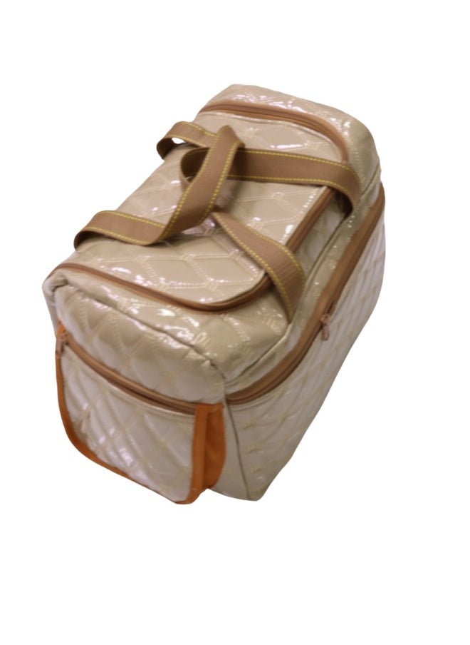 SMART HOME Waterproof Inner and Outer Layer Camping Travel Picnic Bag with Zipper Medium Size 35*30*30cm Thai Cloth  - Image 2