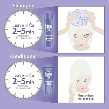 Plantur 39 Purple Conditioner 150ml Enhanced Silver Sheen for Bleached and Grey Hair Prevents and Reduces Hair Loss and Supports Hair Growth - Image 5