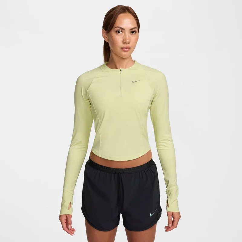 نايكي رانينج ديفجن تيشيرت الجري دراي-فت بأكمام طويلة للنساء