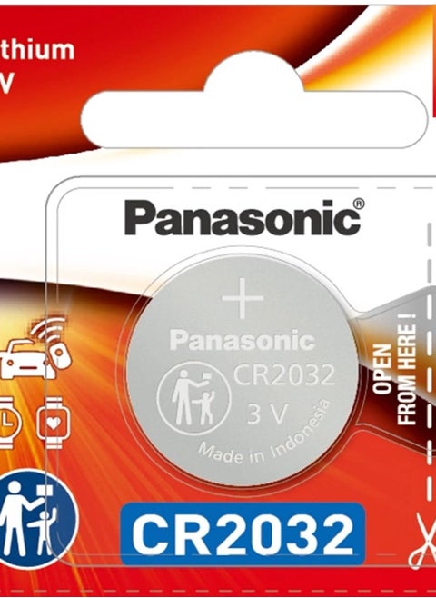Panasonic CR 2032 Battery Lithium 3V
