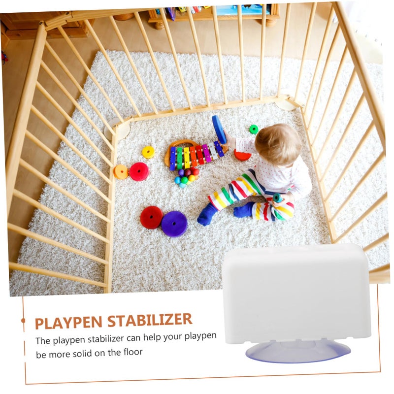 Non Slip Suction Cup Connector for Playpen Fence Durable Removable Base Accessory - Image 3