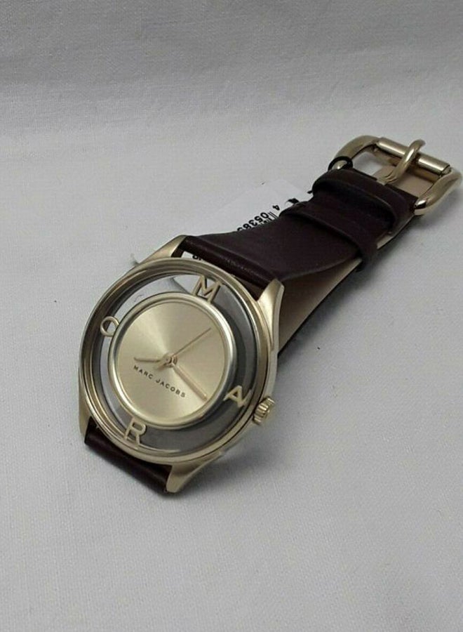 مارك جاكوبس ساعة يد كوارتز تيثر بعقارب طراز MJ1459 نساء - Image 3