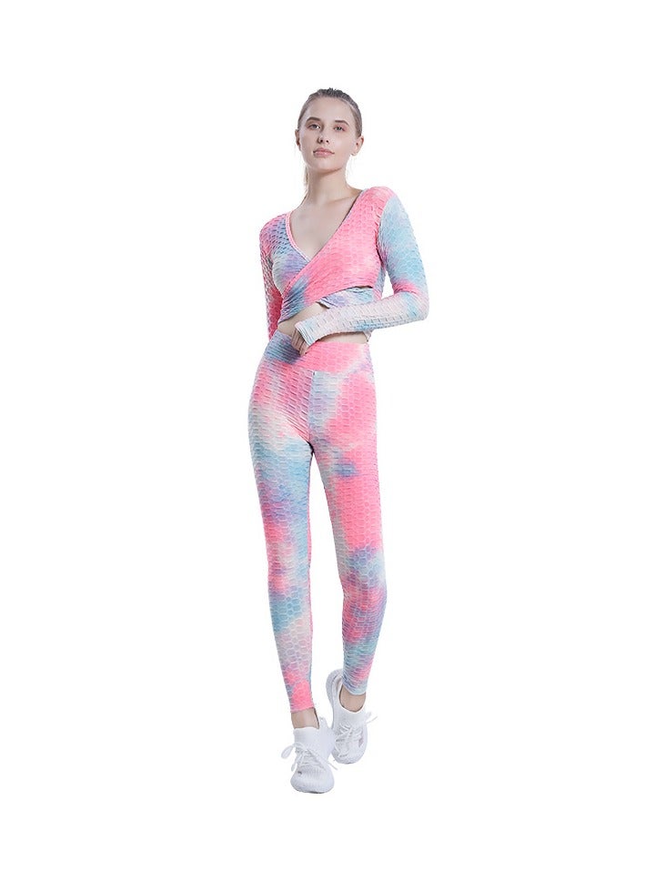 EBMINI New Pilates Yoga Training Fitness Clothing Set 