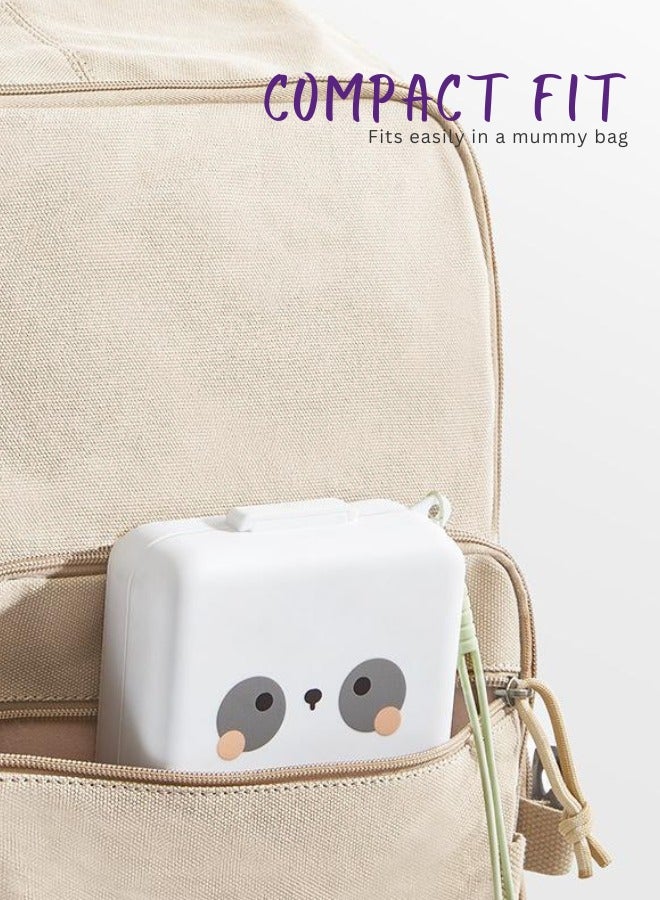 turtees Bottle Brush Set - Baby Bottle Cleaner Kit with Silicone Brush, Nipple Brush, Straw Brush, Soap Dispenser, Drying Rack - 7 in 1 Bottle Cleaning Tool for Home and Travel - Image 4