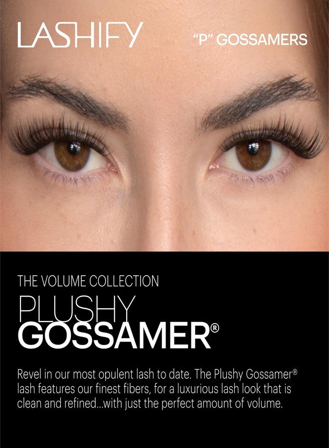Lashify Plushy 15mm Gossamer Lashes in Truffle Color, Easy DIY False Lashes for a Voluminous Yet Still Natural Look - Image 2