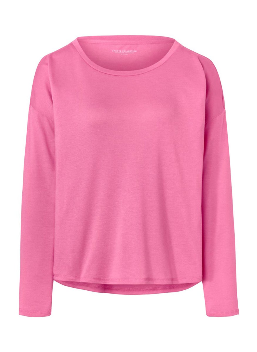 Tchibo Women 2 In 1 Sportswear Fit 3/4 Sleeves Top, Fuchsia  - Image 4