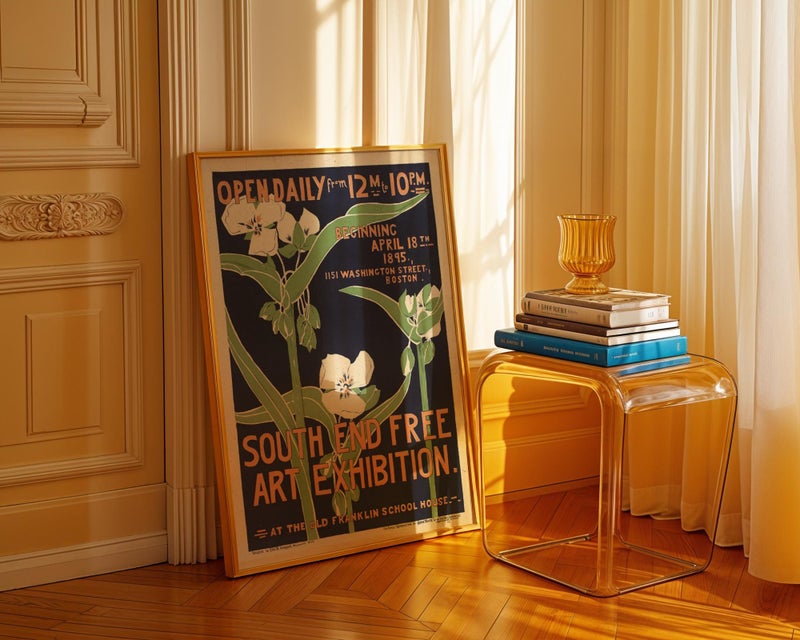 TNESSENTIAL Art Nouveau Exhibition Poster: Vintage 1895 Botanical Art Print - Image 5