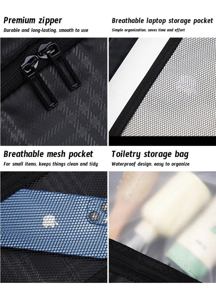 ZAAPPY Wide Handle Hard Shell Aluminum Framed 20 Inch(8-10kg) Cabin Size Luggage With Laptop Pocket - Image 5