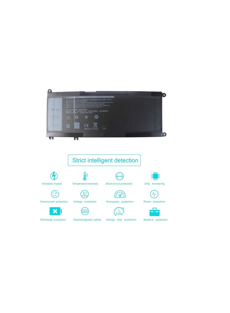 Terabyte 33YDH Battery For DELL Inspiron 15 7577 17 7773 7778 7786 7779 2in1 G3 15 3579 G3 17 3779 G5 15 5587 G7 15 7588 Latitude 13 3380 14 3490 15 3590 3580 - Image 4