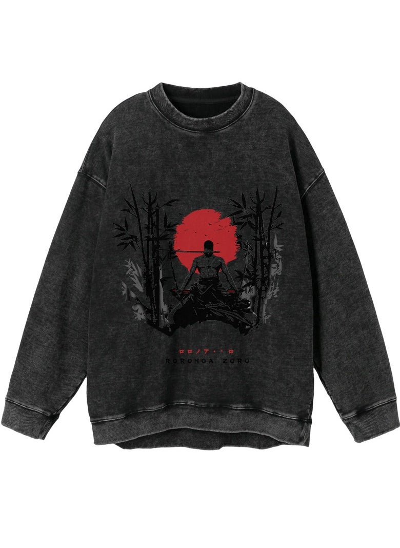 KUYING New One Piece Casual Loose Round Neck Hoodie  - Image 1