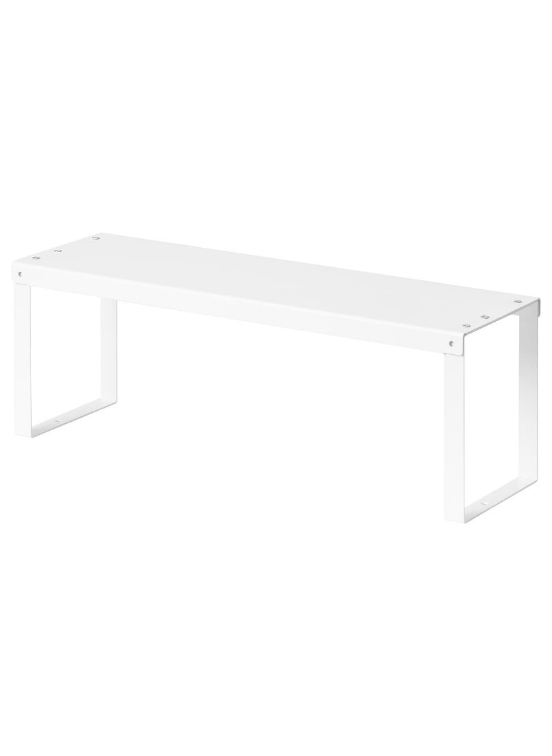 Shelf Insert, Sturdy and Durable Construction, Made from High-Quality Metal/Wood/Plastic, Maximizes Storage Space 46x14x16 cm 